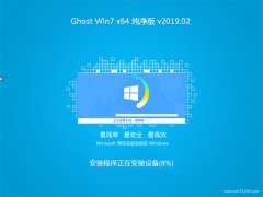 ̲ϵͳGHOST WIN7 (64λ) ȫ2019.02(Լ)